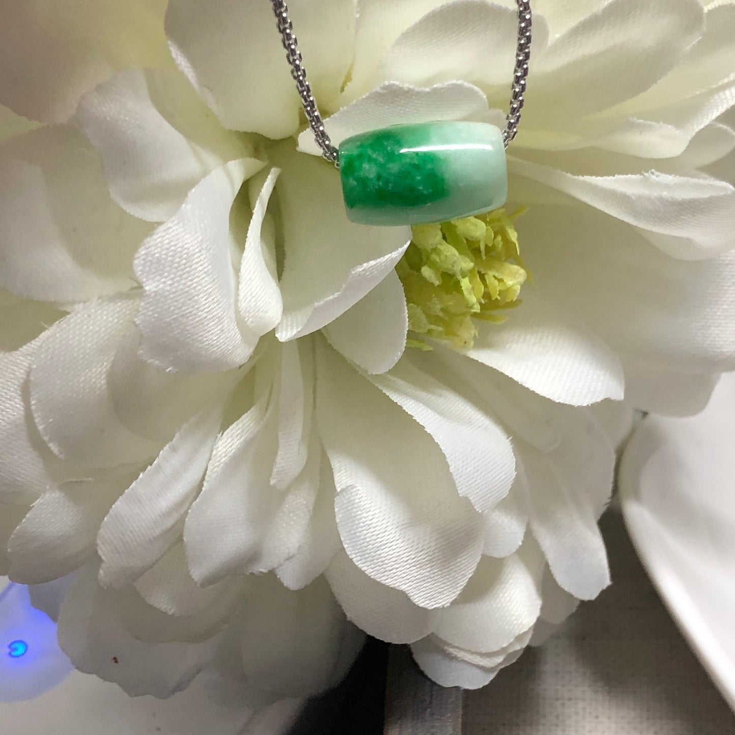 SALE: Certified Myanmar Grade A RARE Carved Yang Green Jadeite Jade Medallion Pendant