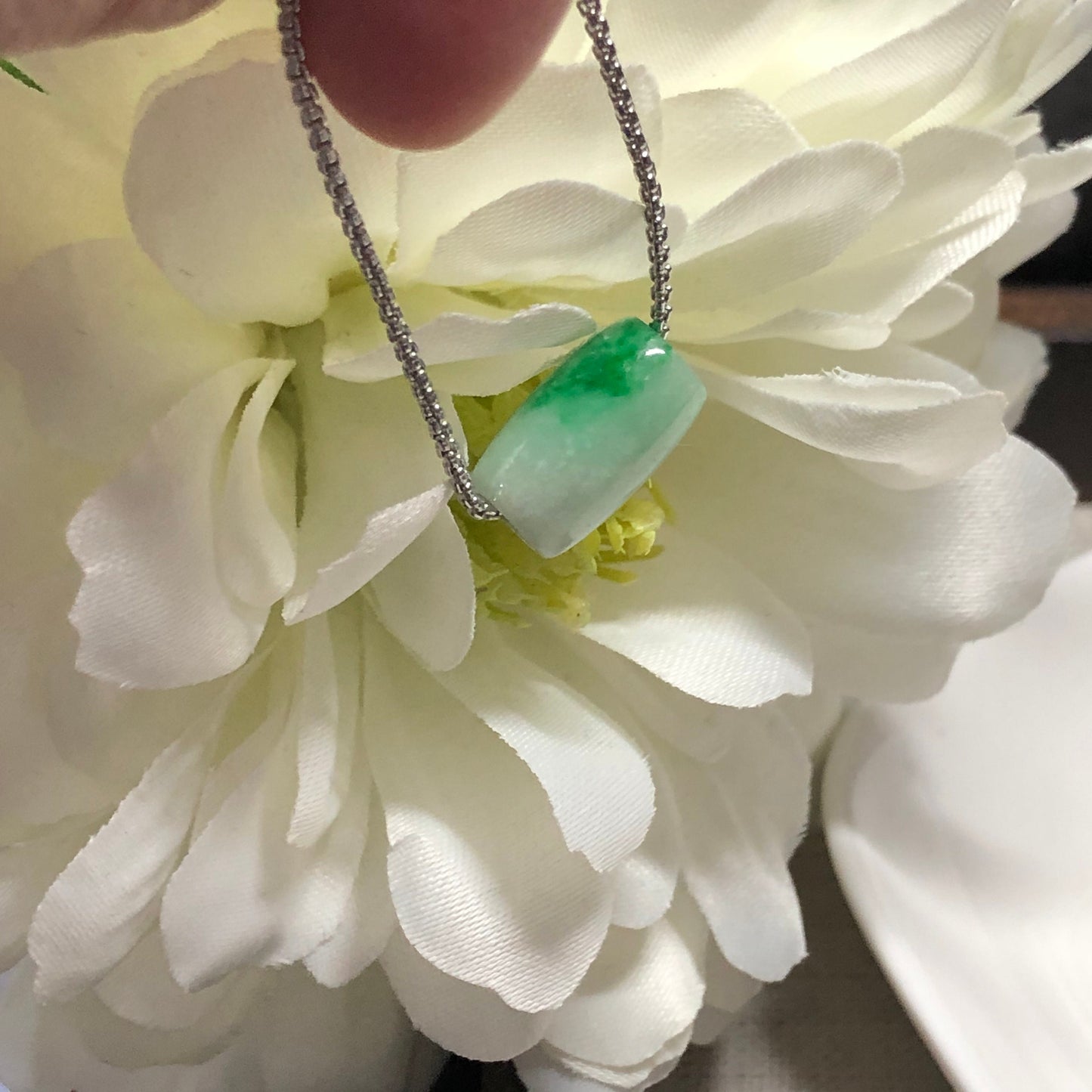 SALE: Certified Myanmar Grade A RARE Carved Yang Green Jadeite Jade Medallion Pendant