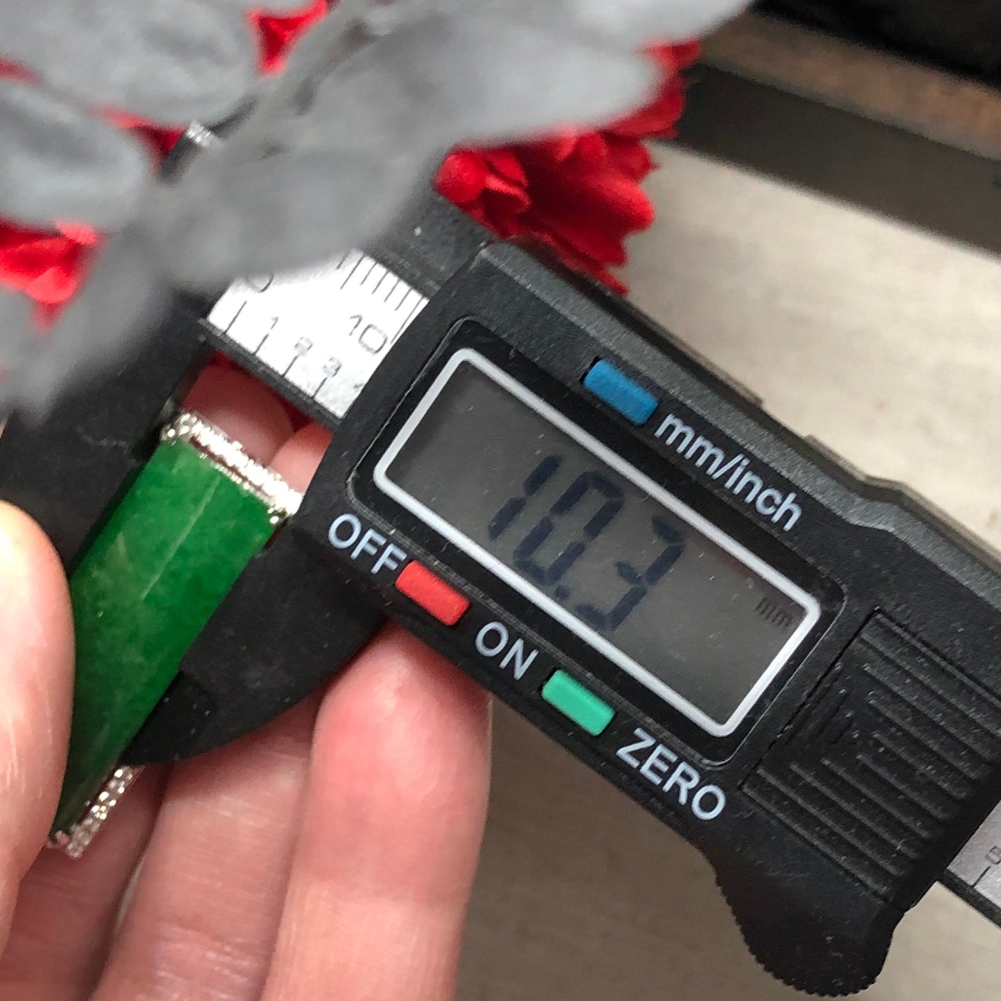 SALE: Certified Grade A Jadeite Jade Vertical Long Emerald Green Pendant set on 18K White Gold