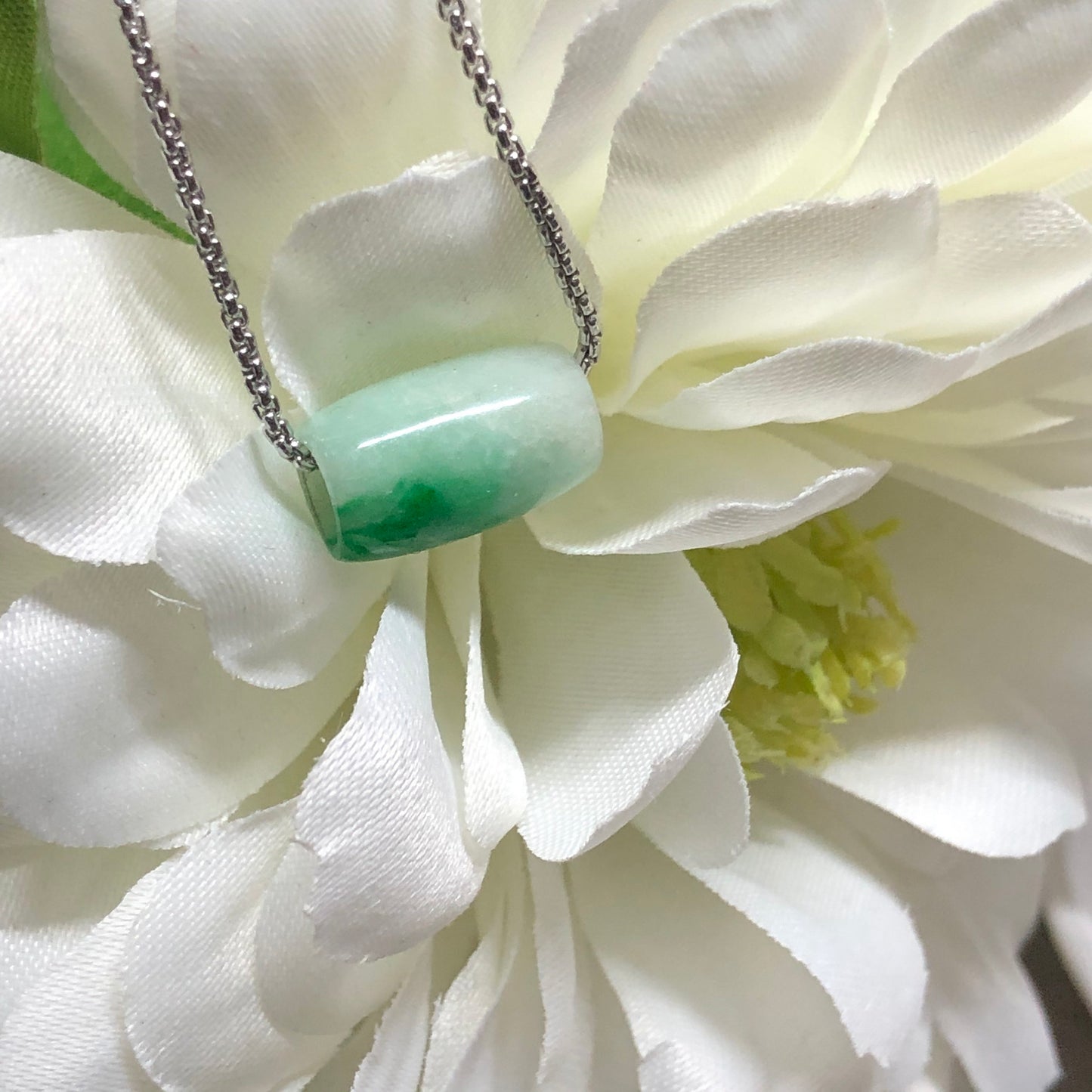 SALE: Certified Myanmar Grade A RARE Carved Yang Green Jadeite Jade Medallion Pendant