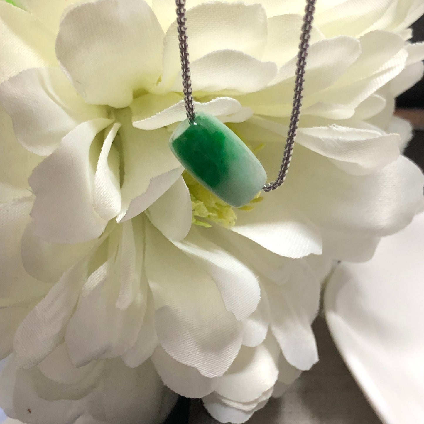 SALE: Certified Myanmar Grade A RARE Carved Yang Green Jadeite Jade Medallion Pendant