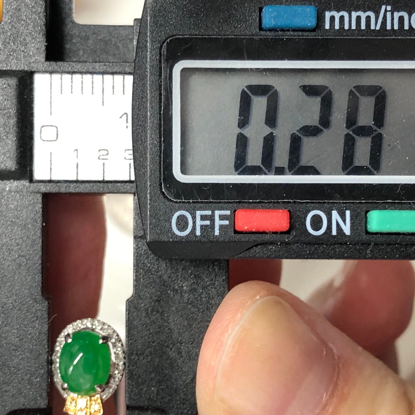 Certified Myanmar Grade A Jadeite Jade Yang Green Oval Cabochon Stud Earring 18K White Gold Diamonds