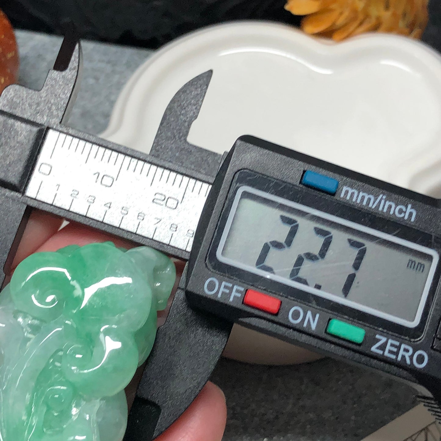SALE: Certified Myanmar Grade A Carved Yang Green Pixiu Jadeite Jade Medallion Pendant