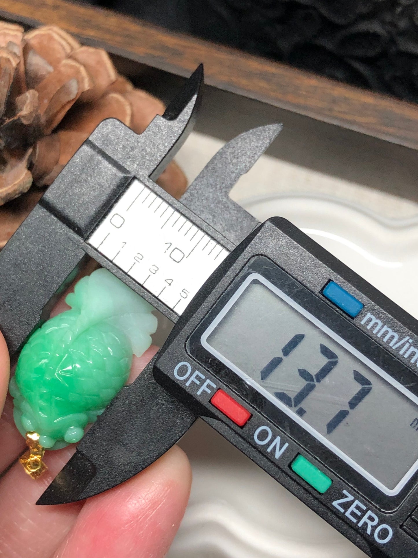 Certified Myanmar Jadeite Jade Yang Green Gradient Fish Carved Pendant - Unique Design