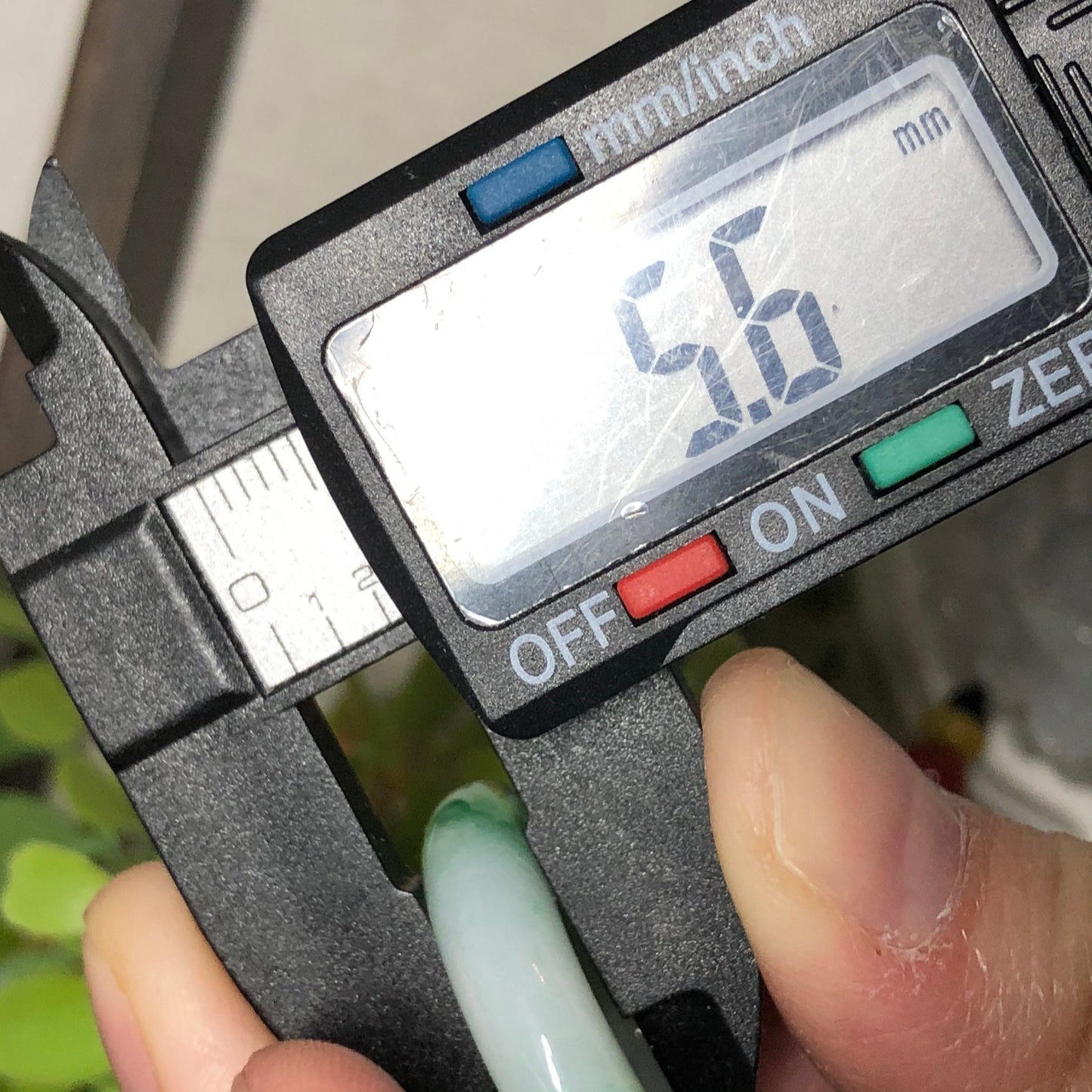 28.9 mm Myanmar Grade A Green Moss Peace Donut Jade Jadeite Pendant 18K