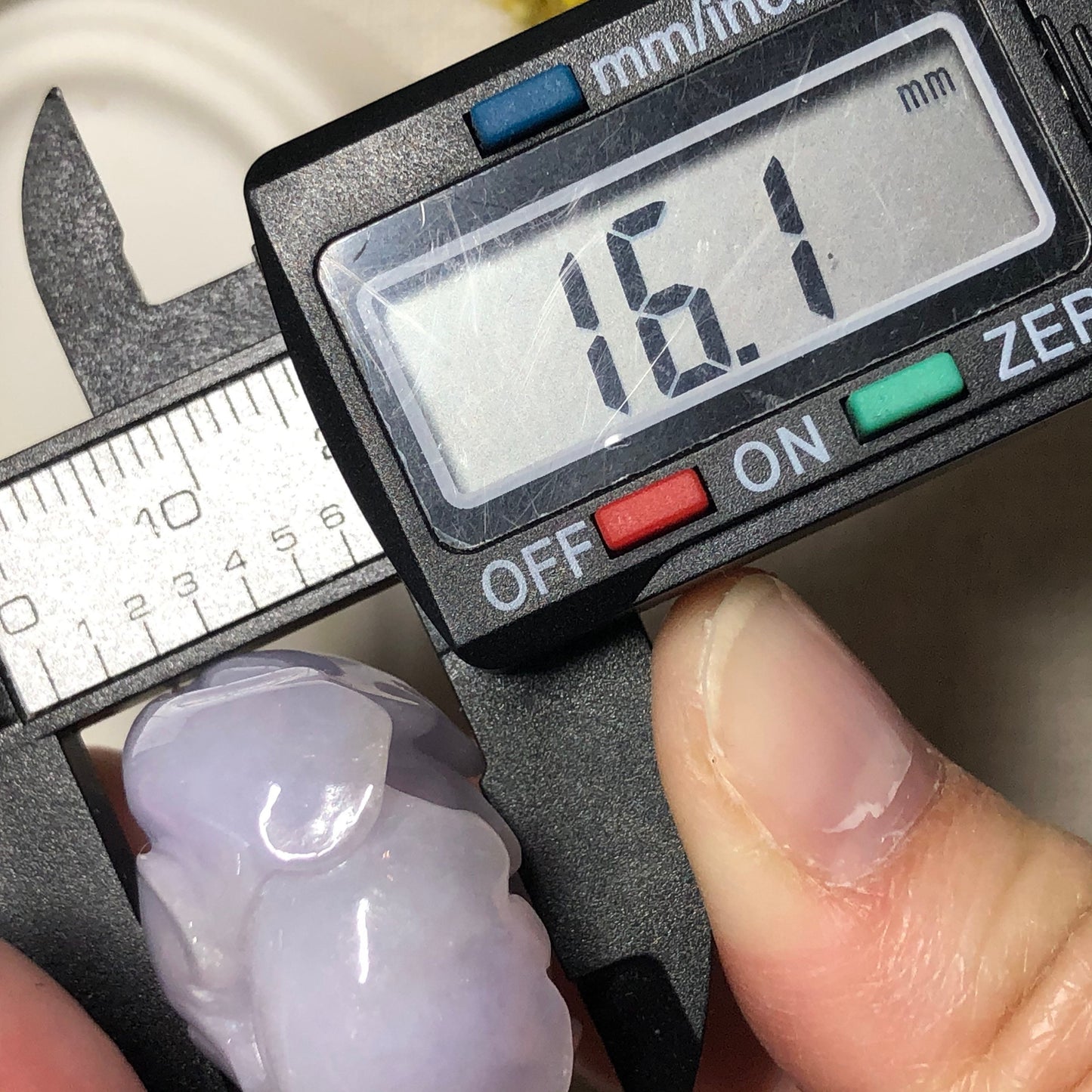 33mm Grade A Yang Lavender Jade Jadeite Flower Pendant W Rope Tie Necklace