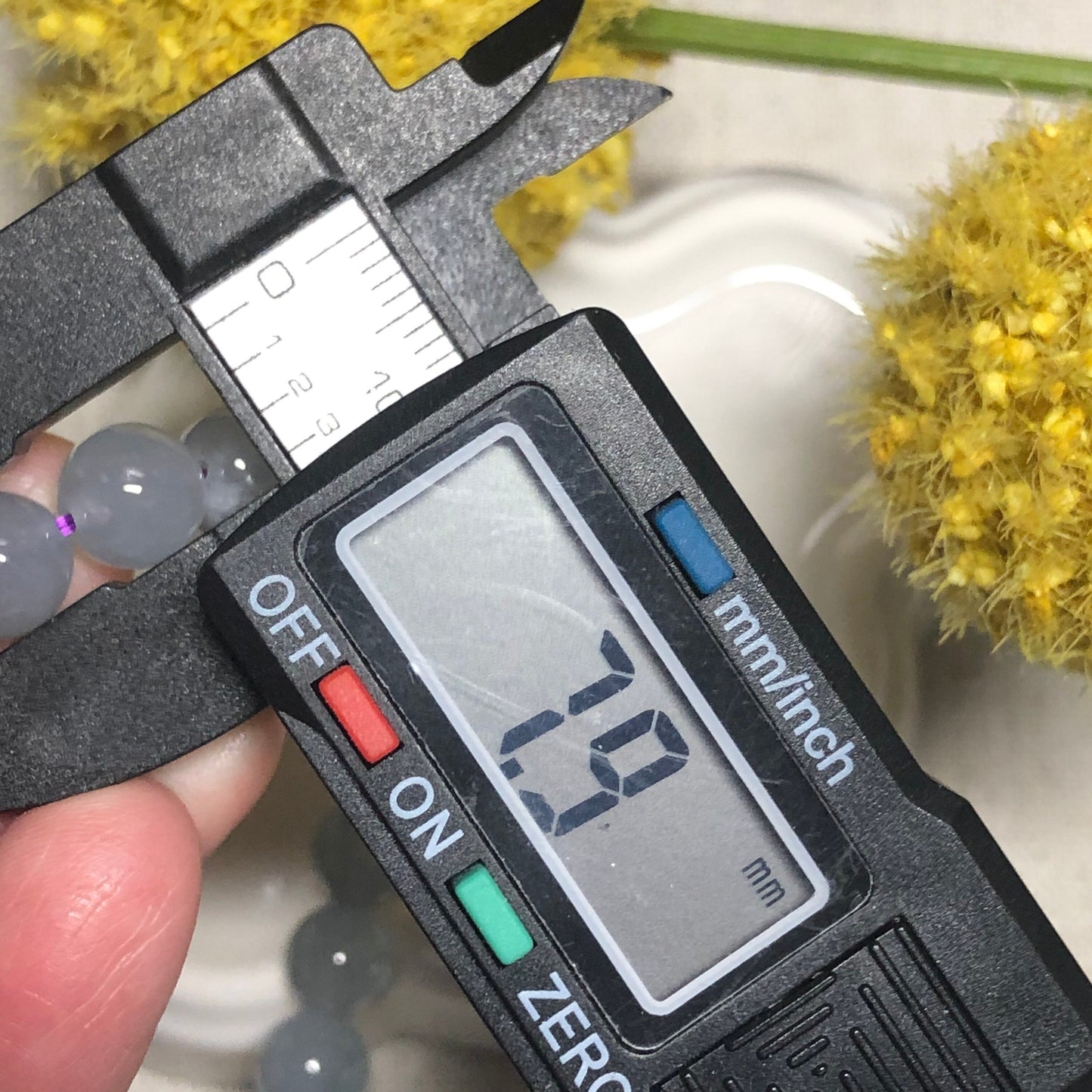 8 mm Certified Grade A Icy Sky Blue Jade Jadeite Bead Bracelet 24pcs