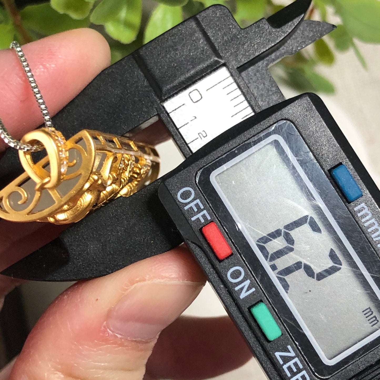 40mm Hetian Jade 925s Sterling Silver Gold Case Dragon Pendant RARE