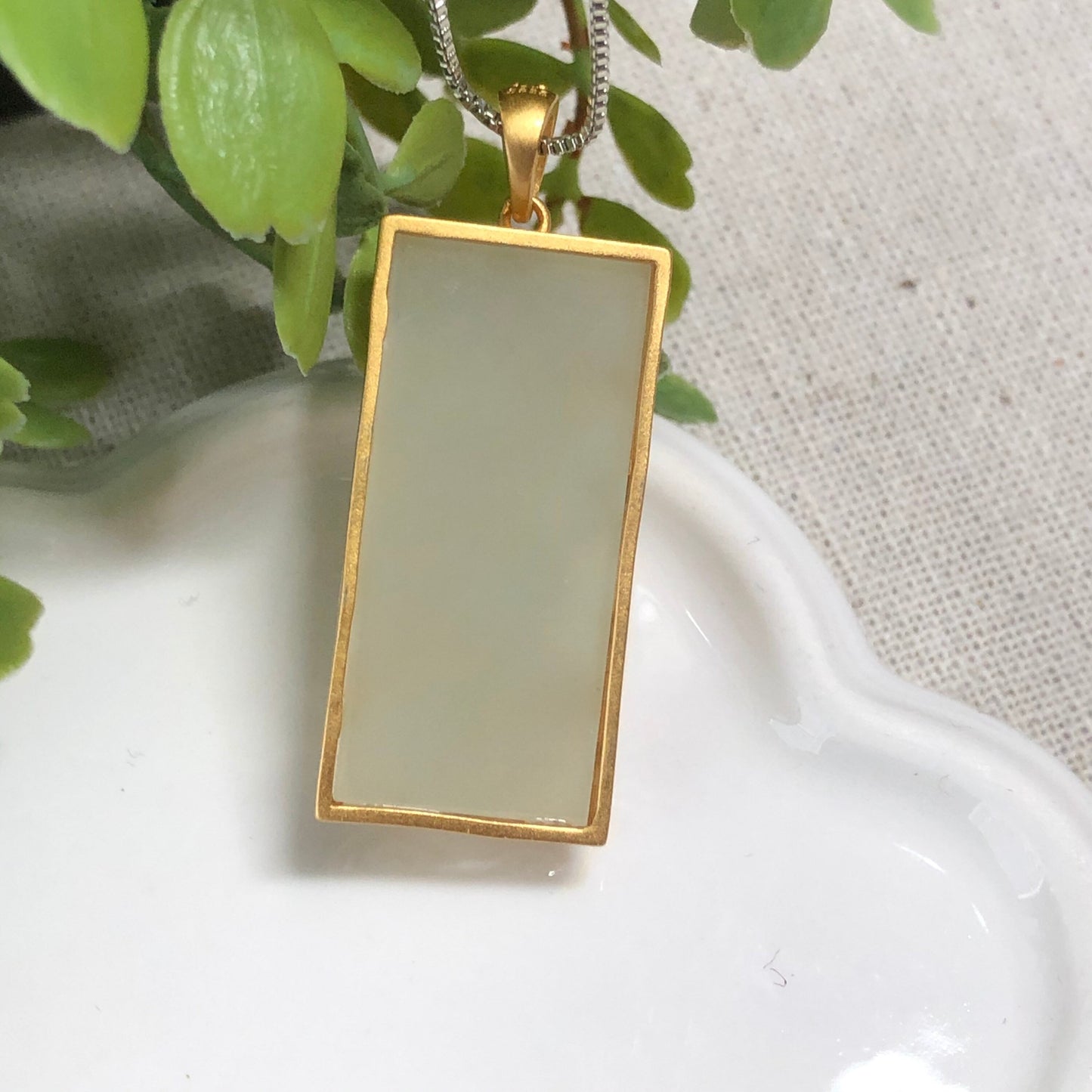 40mm Hetian Jade 925s Sterling Silver Gold Case Dragon Pendant RARE