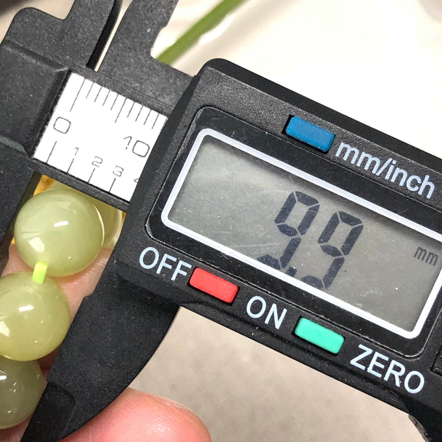 10 mm Hetian Jade Yellow Bead Bracelet 20pcs.