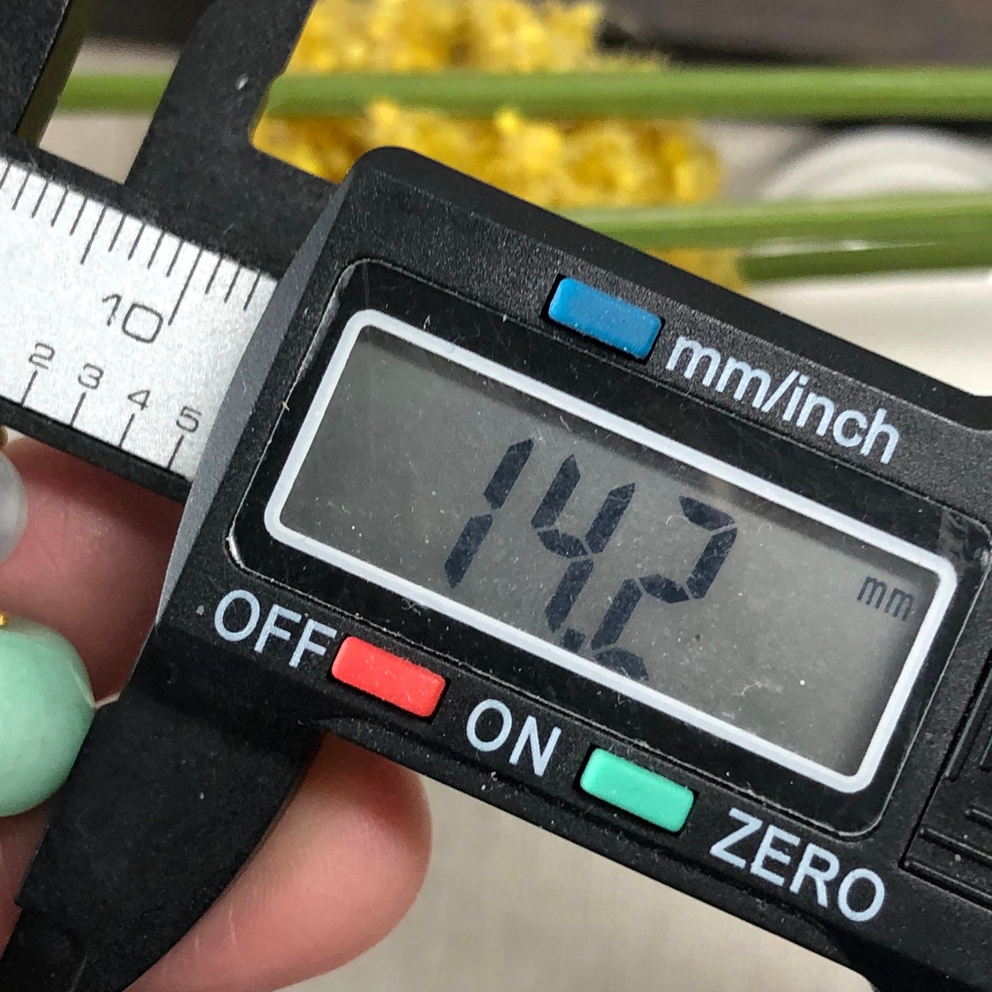 7.2 mm Jadeite Jade Icy and Yang Green Peace Donut Bead Bracelet