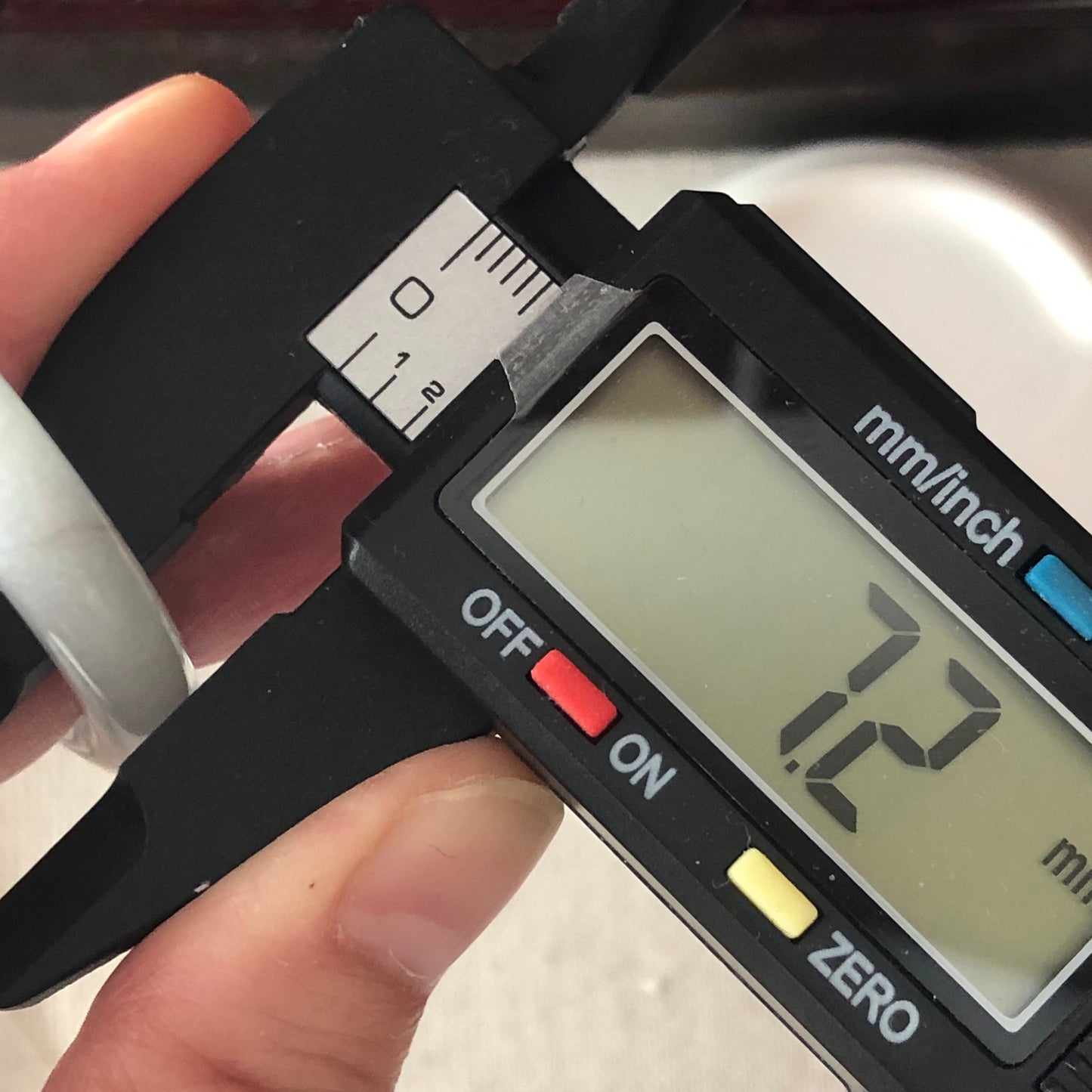 55.6mm Grade A Icy Tint Blue Jadeite Jade Bangle