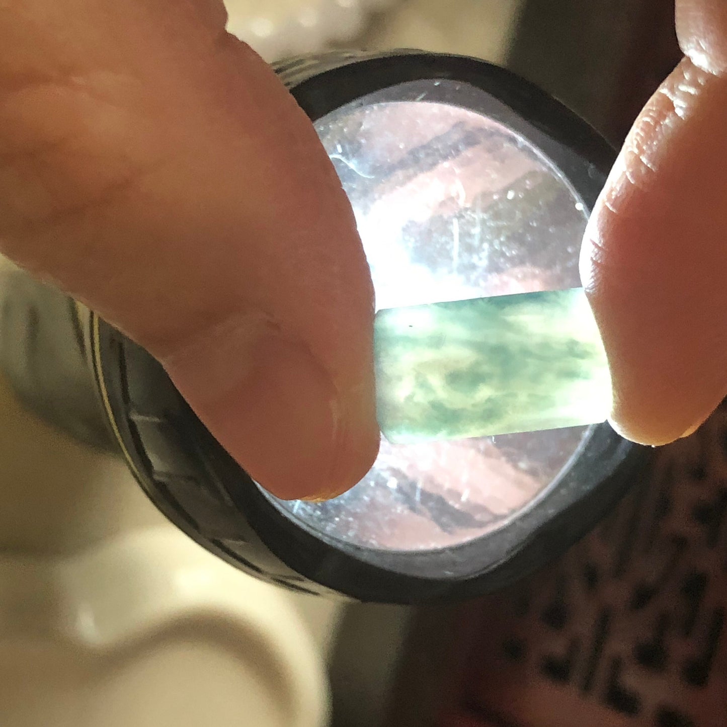 SALE: 14.7mm Icy Glutinous Green Floating Flowers Horse Eye Jadeite Jade Gemstone Customize
