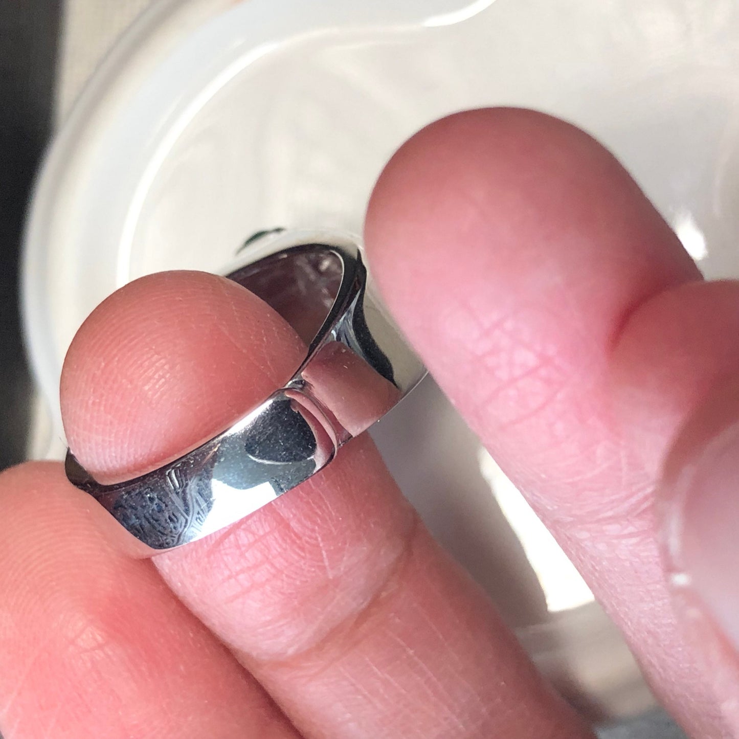 925 Silver Carved Pixiu Men Jadeite Jade Green Ring