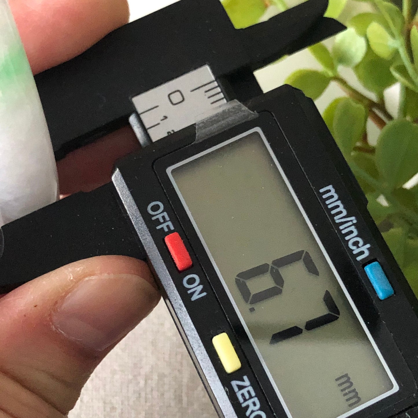 55mm Icy Jadeite Jade White Green Bangle