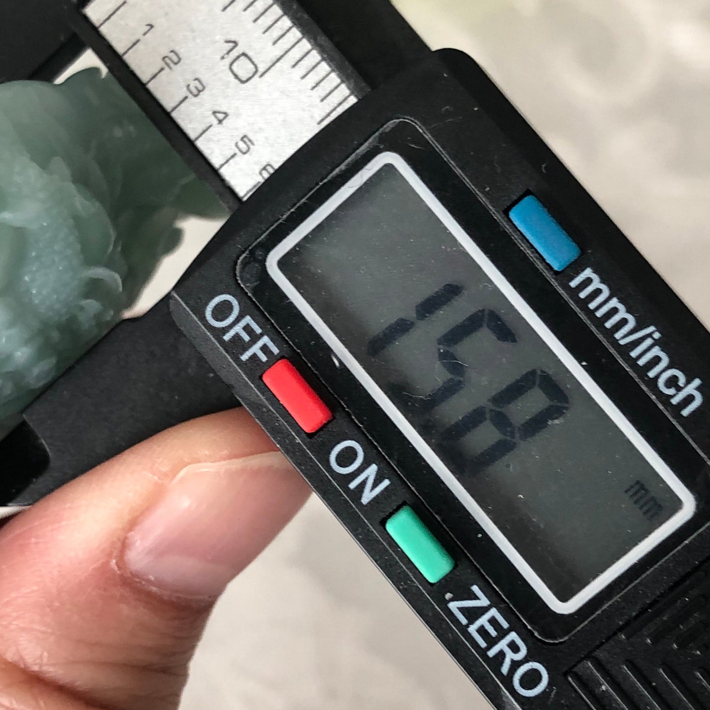 47 mm Icy Green Jadeite Jade Carved Dragon Pendant