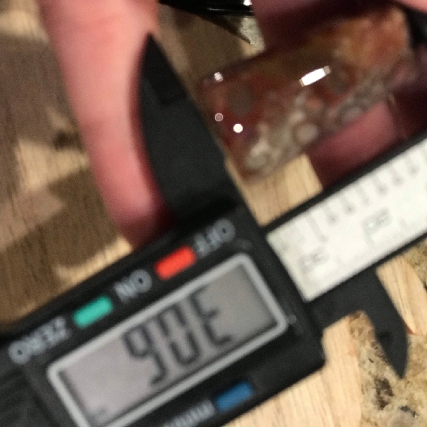 38.8mm Mauve Fossil Coral Pendant with Neck Rope Tie BC007