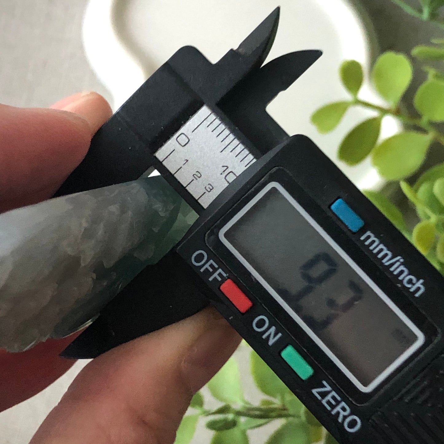 54.6 mm Blue Green Jadeite Jade Carved Landscape Trees Pendant