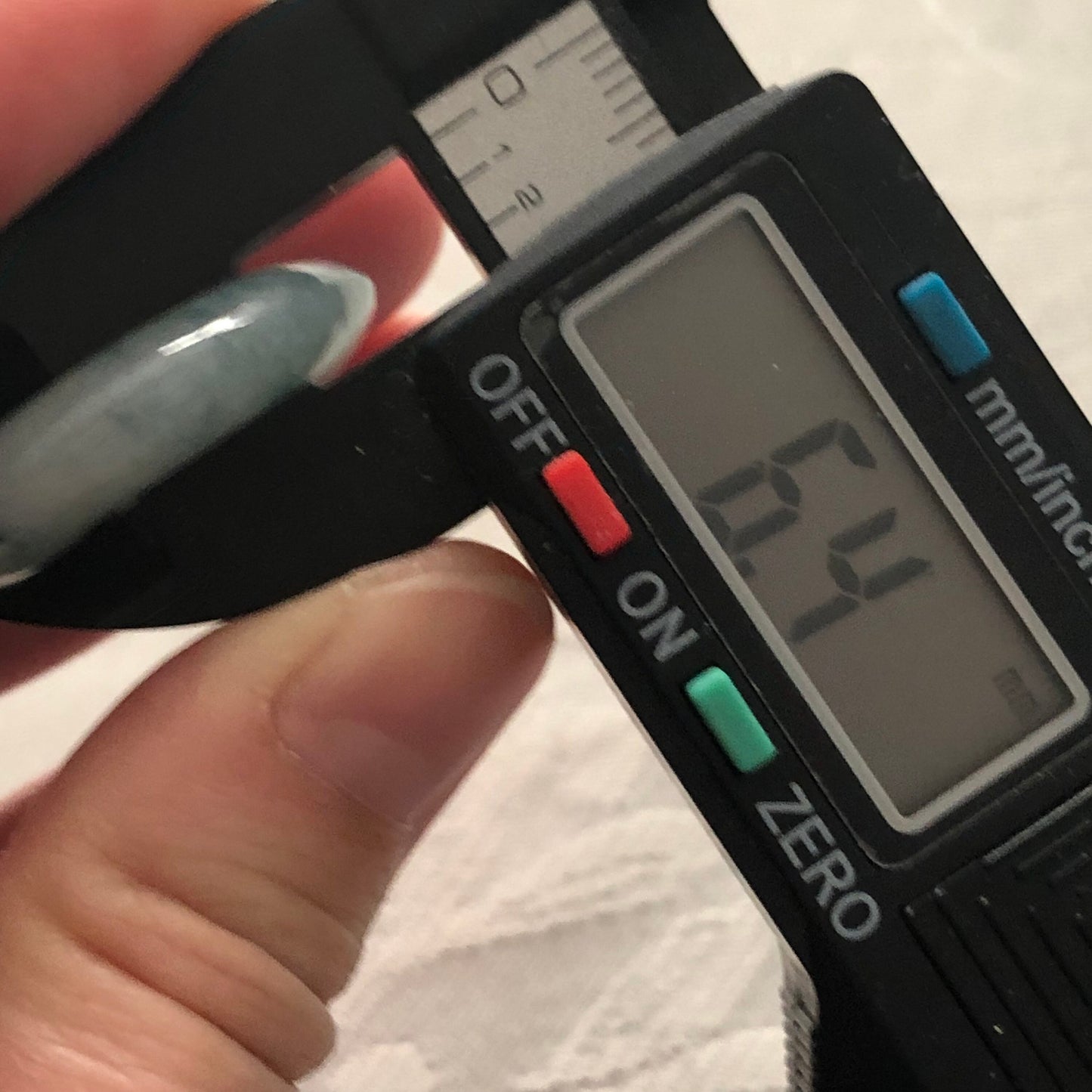 28mm Blue Green Float Flowers Jadeite Jade Peace Donut Pendant