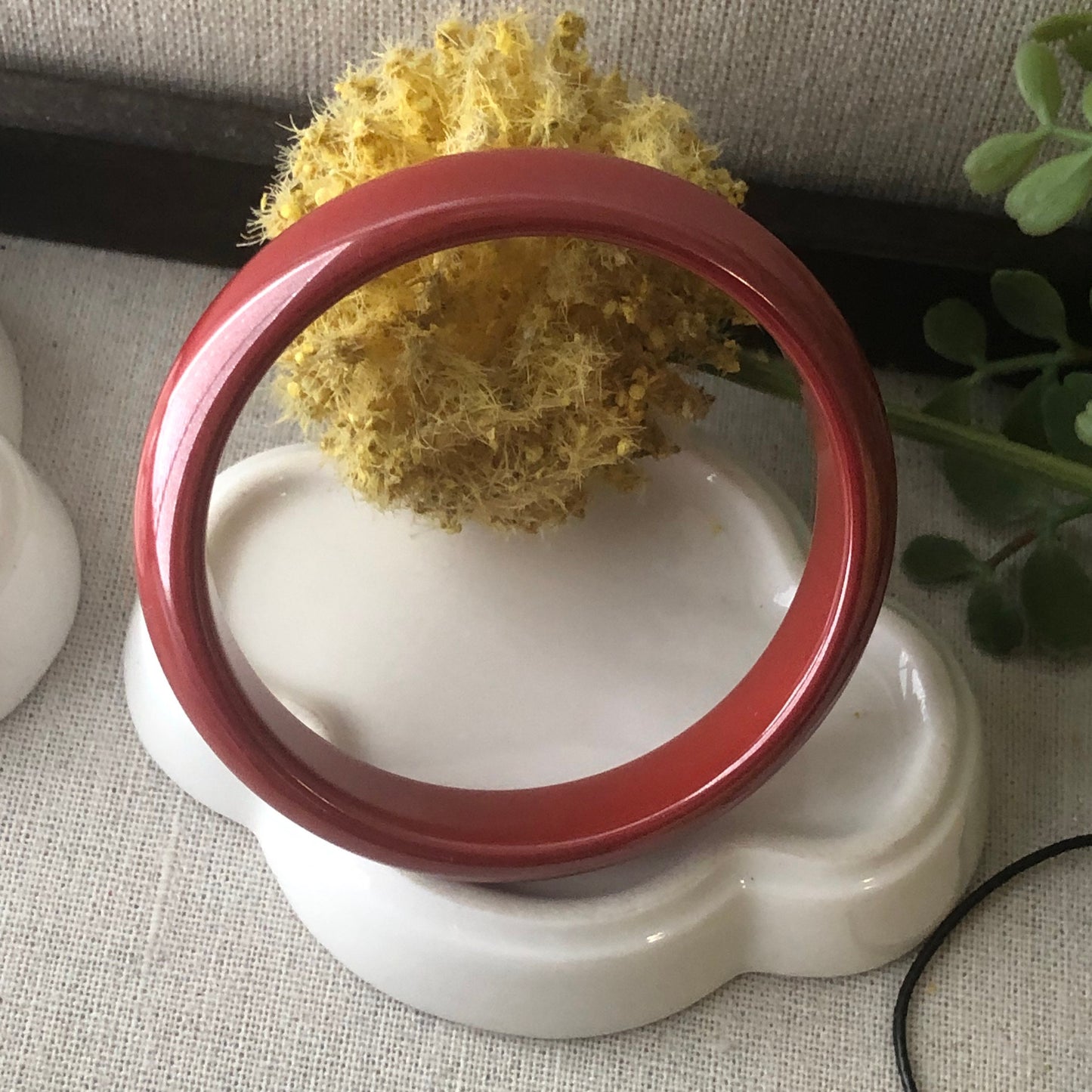 56 mm Red Cinnabar Bangle