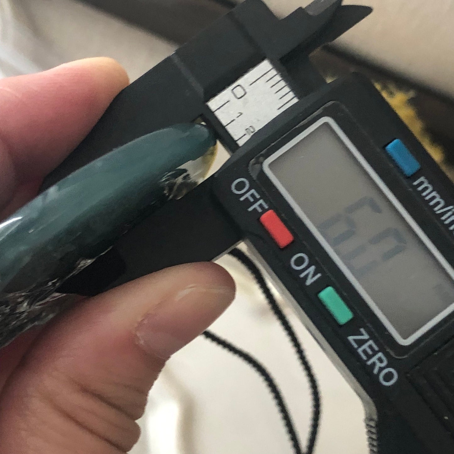 51 mm Guatemalan Jade Blue Green Carved Tiger Pendant