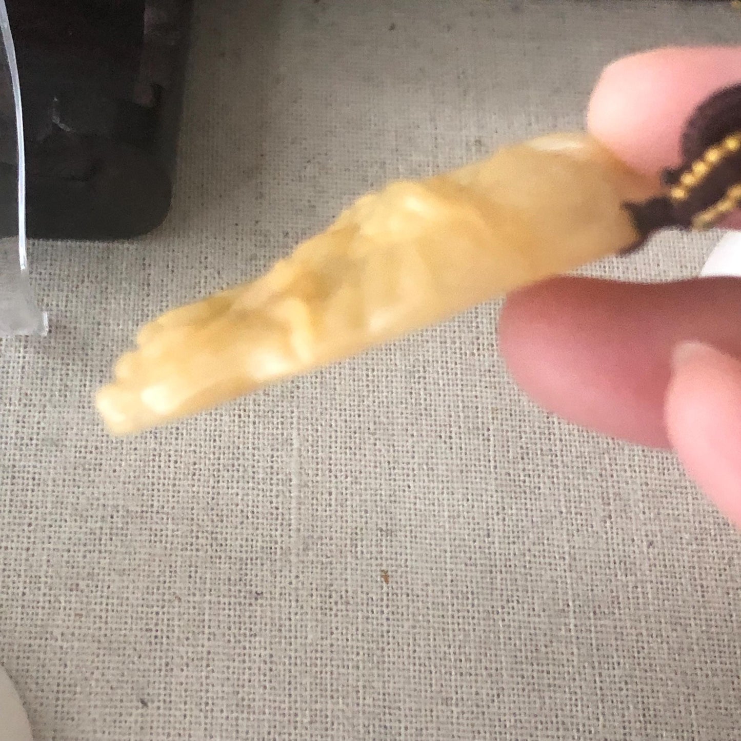 50mm Yellow Brown Jadeite Jade Carved Dragon Pendant