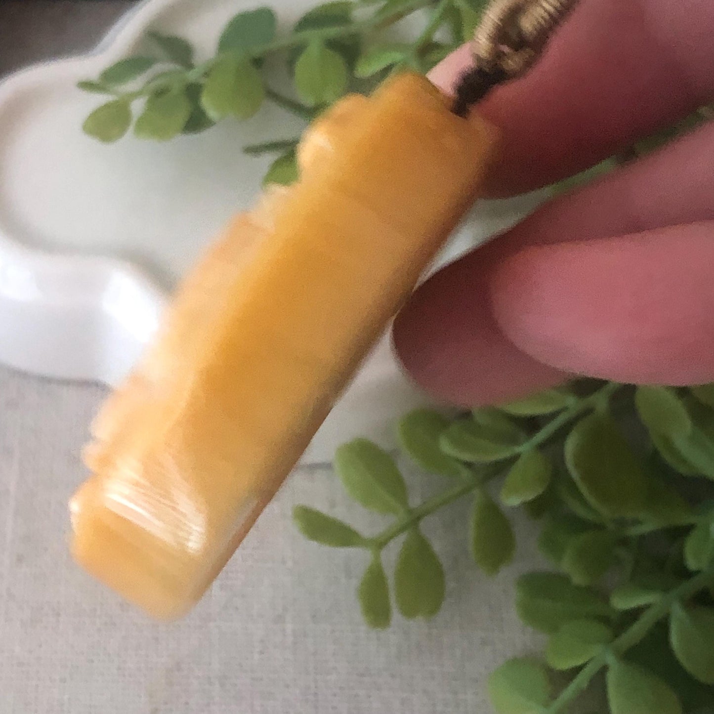 48.5 mm Yellow Brown Two Side Jadeite Jade Carved Yin Yang Dragon Pendant