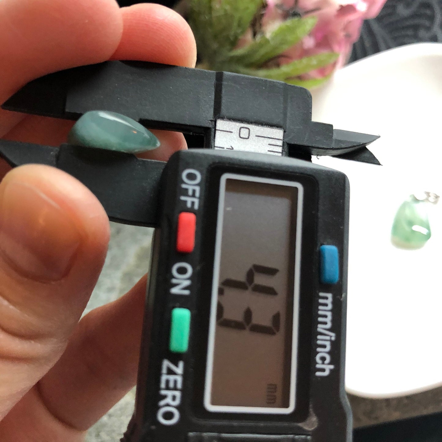 SALE: Grade A  Icy Floral Green Jadeite Jade Love is in the Air Padlock Set Pendant 18K White Gold Buckle Diamonds