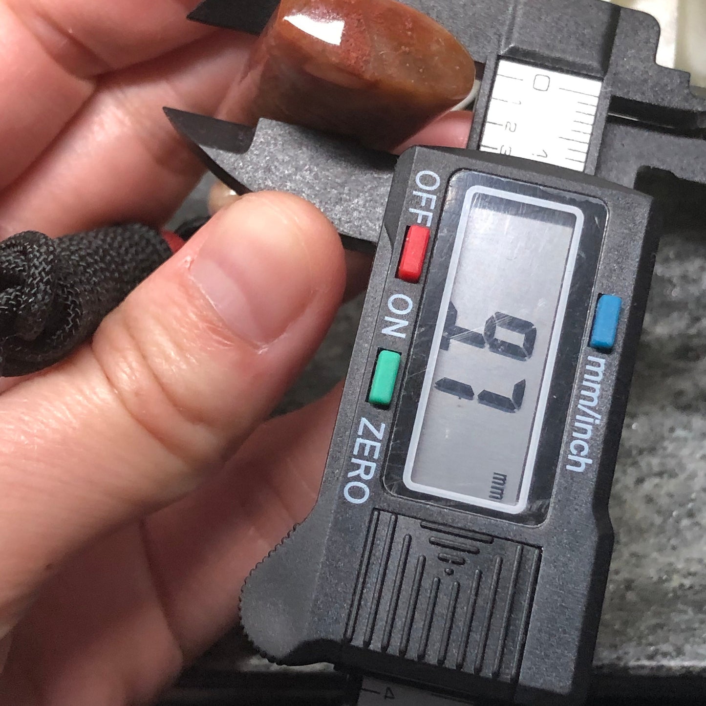 NEW Floral Brown Red Fossil Coral Pendant with Neck Rope Tie FC701 RARE Last One!!