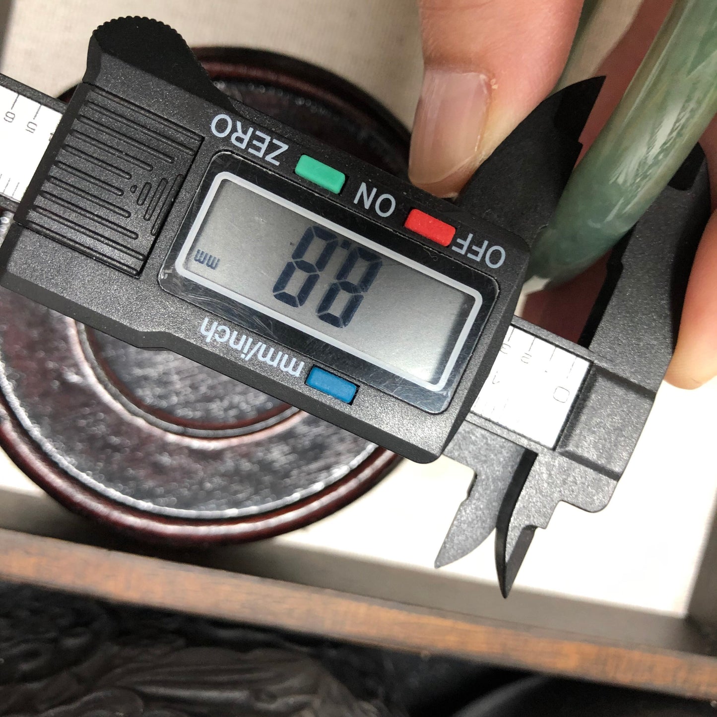 56.1mm Grade A Myanmar Green Round-Shaped Jadeite Jade Bangle