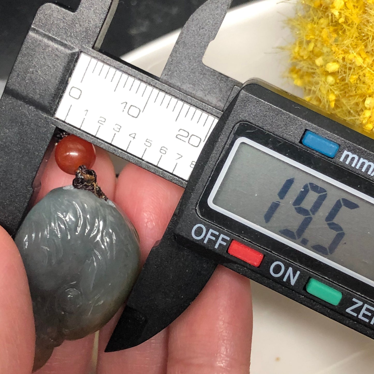 Grade A Myanmar Translucent Carved Eagle Head Jadeite Jade Pendant with Tie Rope Skeleton