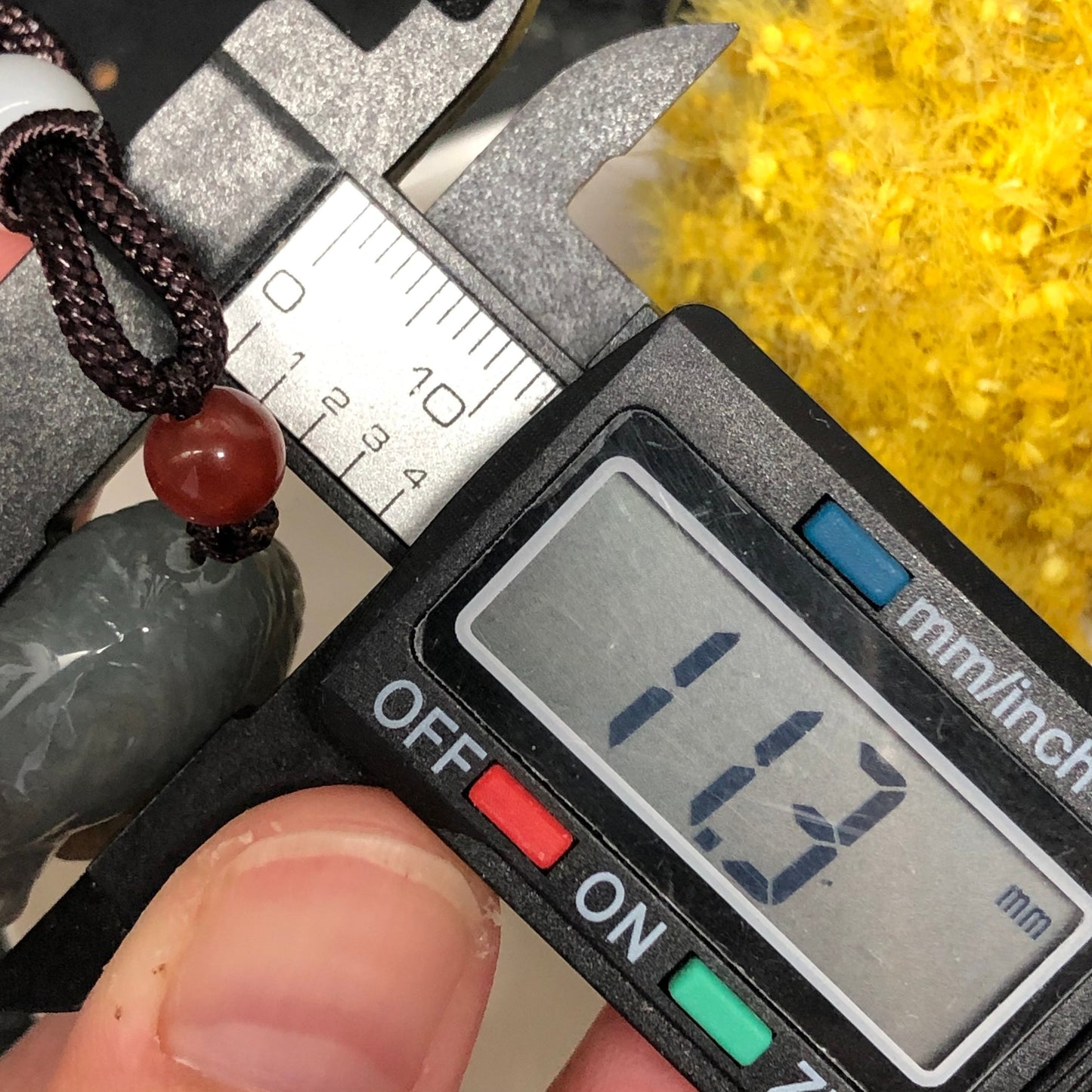 Grade A Myanmar Translucent Carved Eagle Head Jadeite Jade Pendant with Tie Rope Skeleton