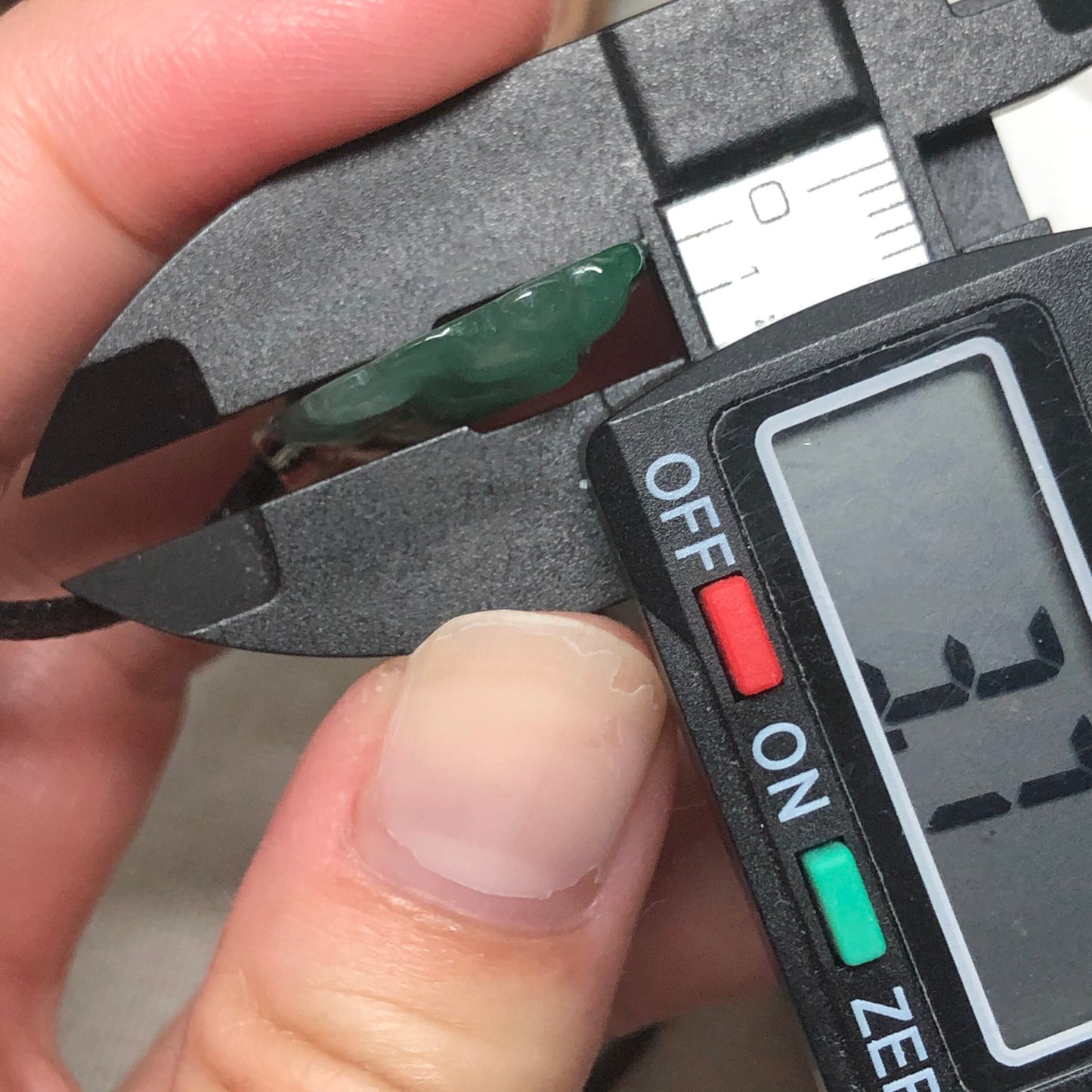 Certified Myanmar Grade A Carved Icy Green Foxtail Pendant with 925s buckle