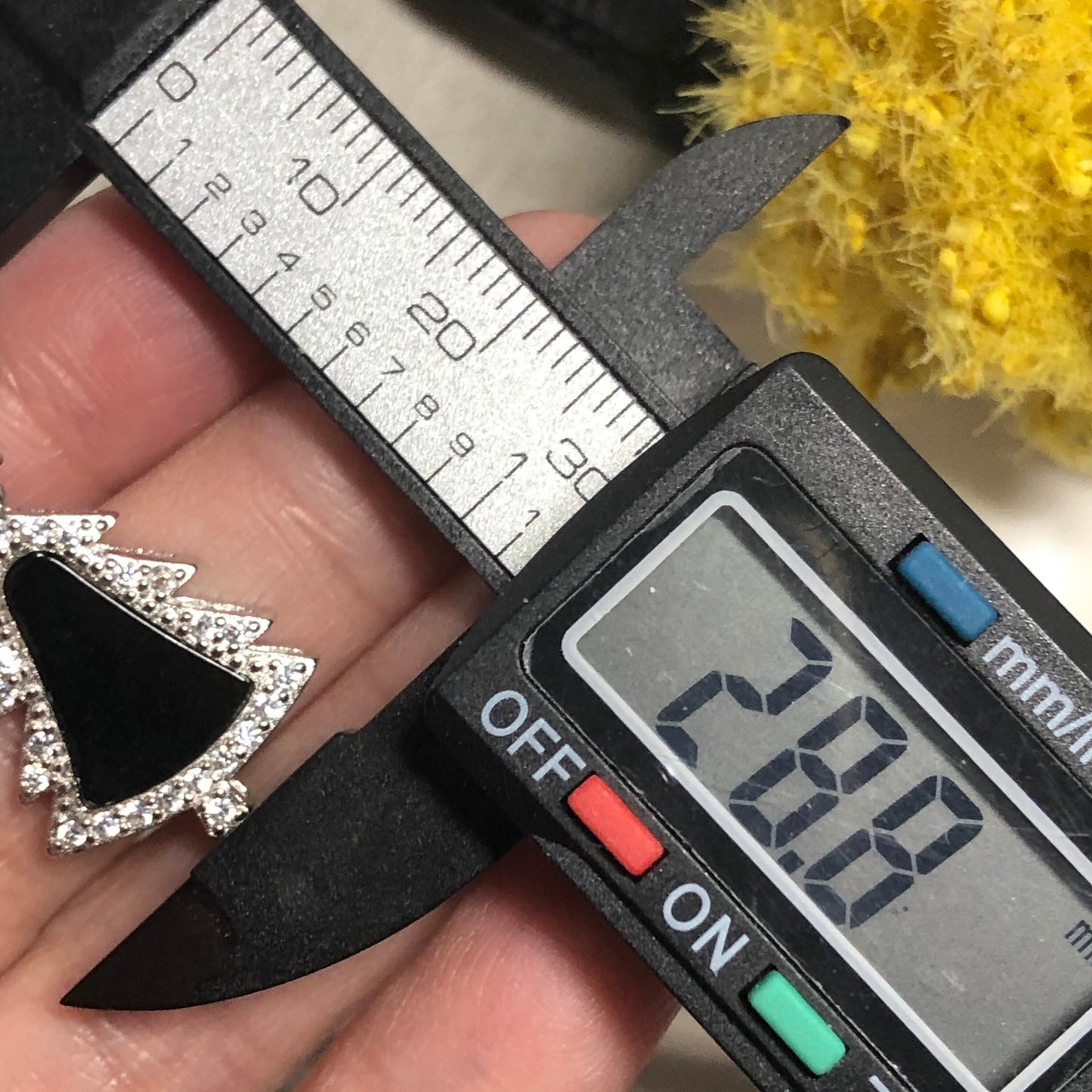 Myanmar Grade A Omphacite Black Jadeite Jade Tree Bell  Pendant 925 Sterling Silver Necklace