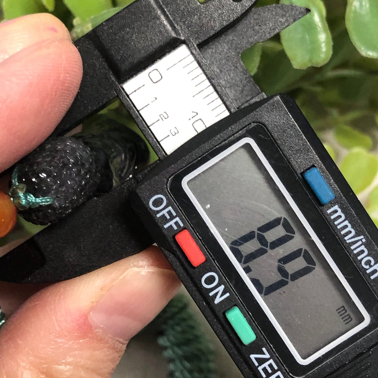 Carved Baby Buddha Grade A Wuji Black Jadeite Jade Pendant Display