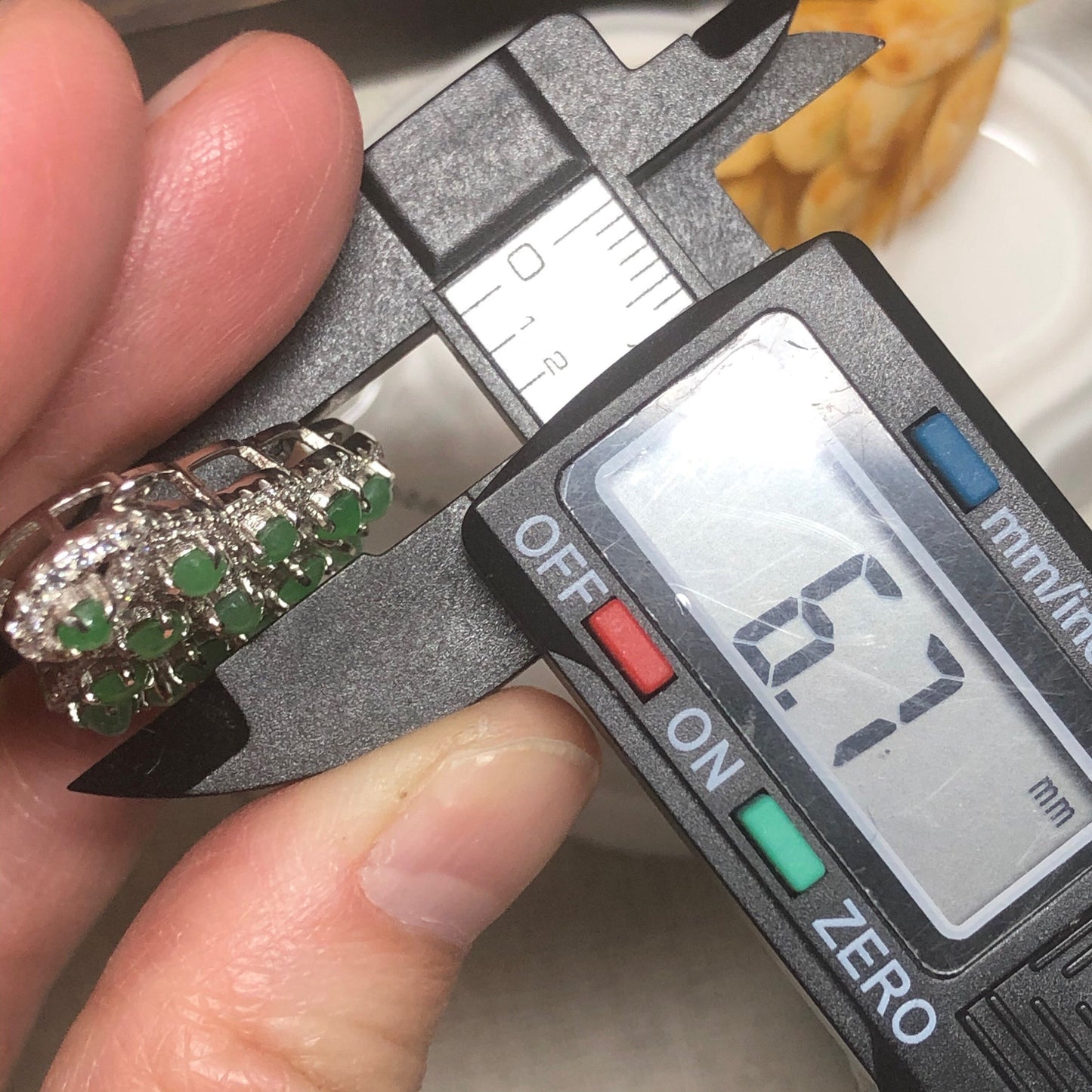 38.4mm Grade A Mini Cabochon Round Jadeite Jade Pendant Necklace 925K Silver