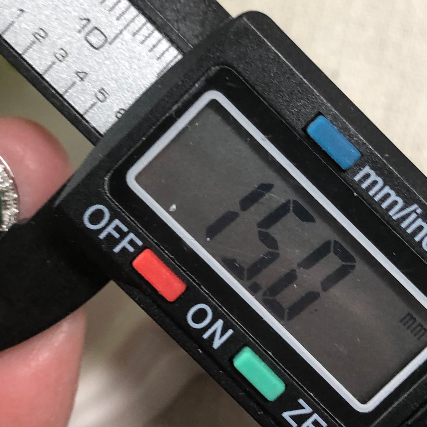 37mm Grade A Glutinous Imperial Green Ruyi Jadeite Jade Pendant 18K White Gold