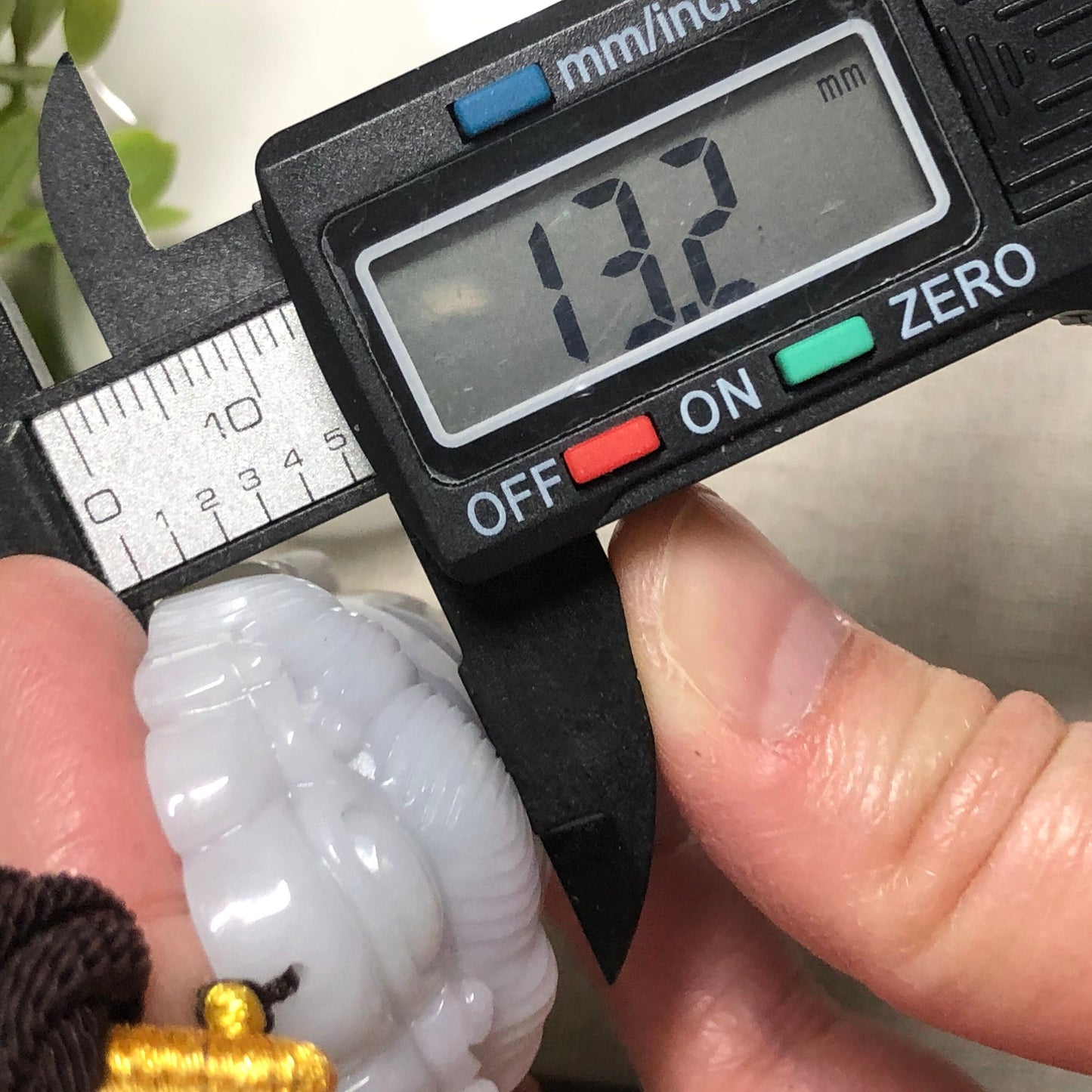 52.8mm Jadeite Jade Glutinous Carved Guan Yin Head Pendant - Unique Design