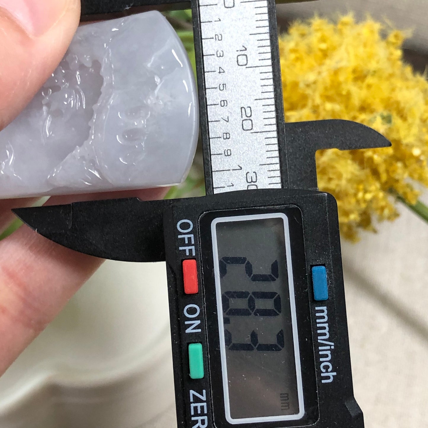 48.5mm Jadeite Jade Icy Fine Glutinous Carved Landscape Scenery Pendant Neck Rope Tie