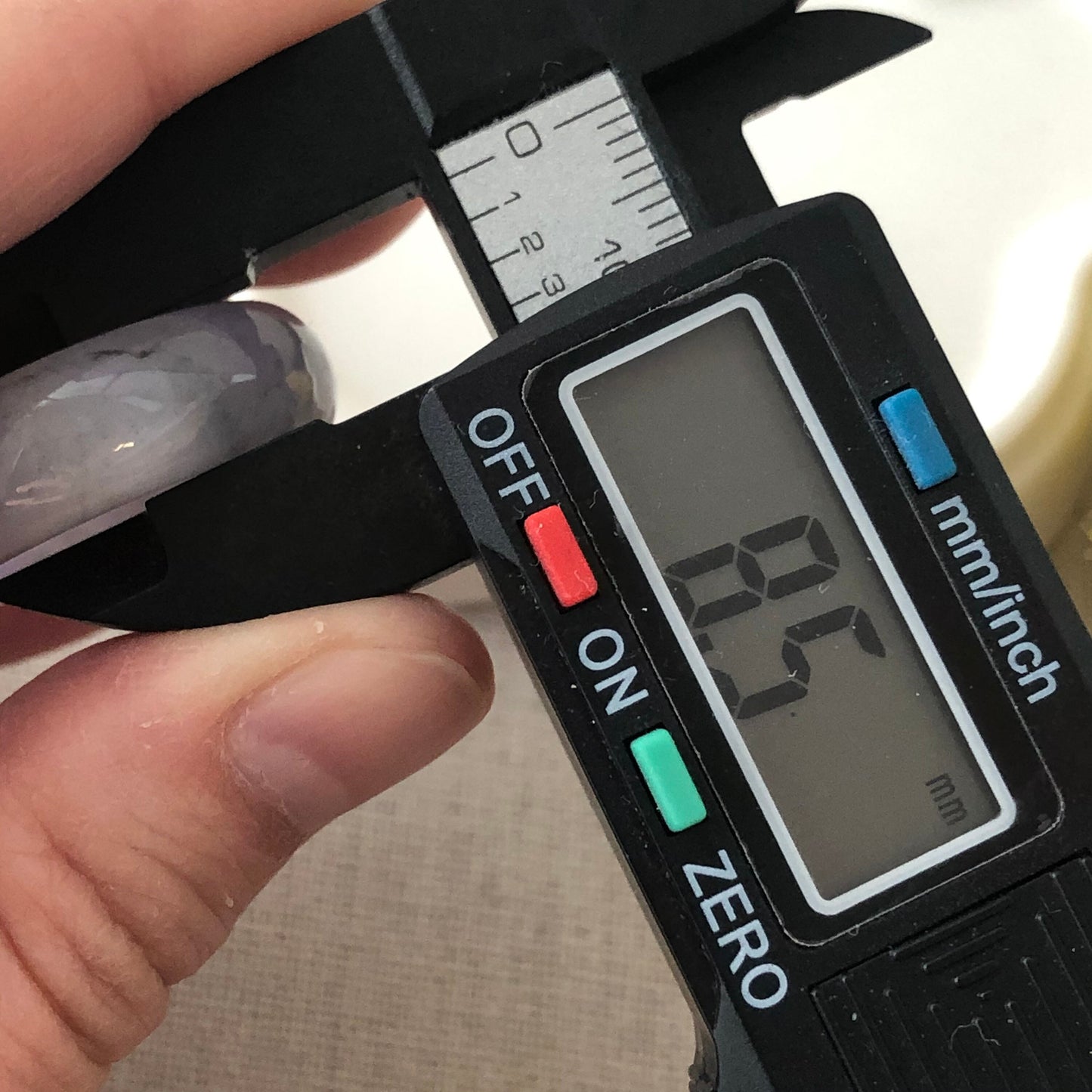 19.9mm Grade A Icy Jadeite Jade Lavender Wuji Ring Band Pendant