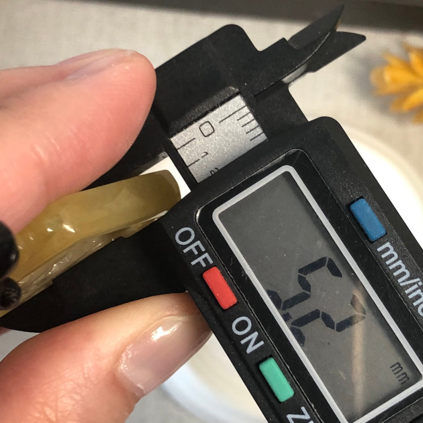 35.8mm Icy Yellow Carved Asian Characters Ruyi Jade Jadeite Pendant