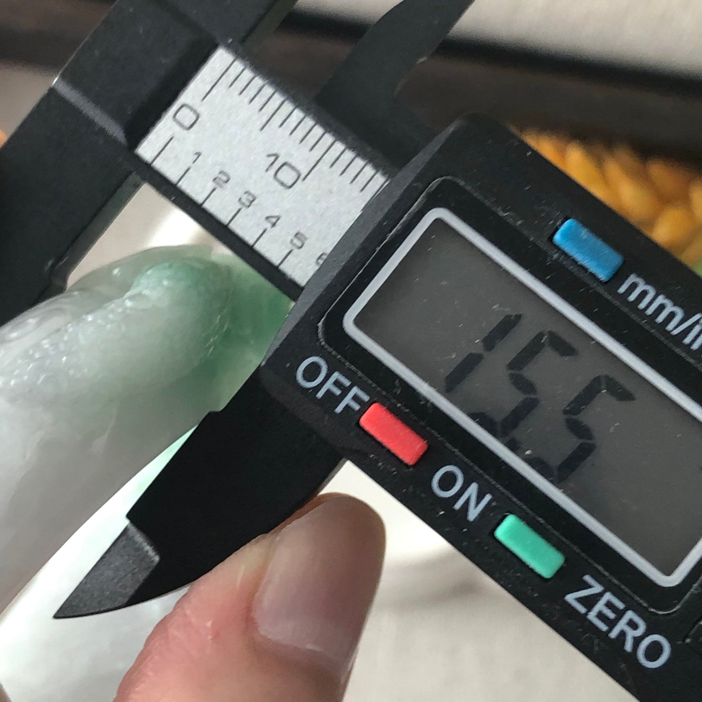 SALE: 55mm Grade A Carved Icy Yang Green Dragone Phoenix Jadeite Jade Bangle RARE