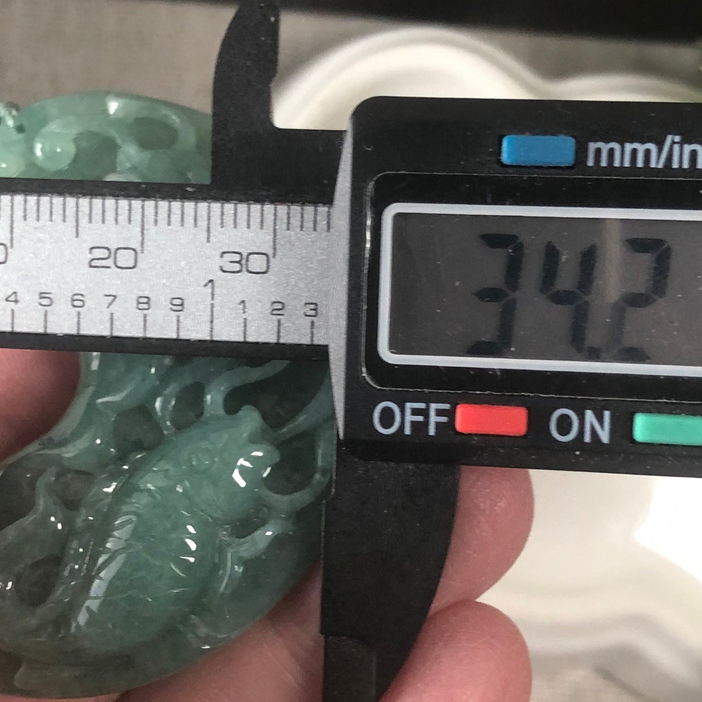 Jadeite Jade Green Carved Double Koi Fish Pendant