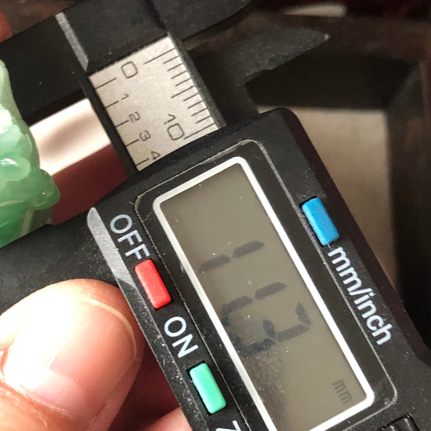 Sale. 36.4mm Grade A Icy Glutinous Jadeite Jade Green Pixiu Ring Band Display Pendant