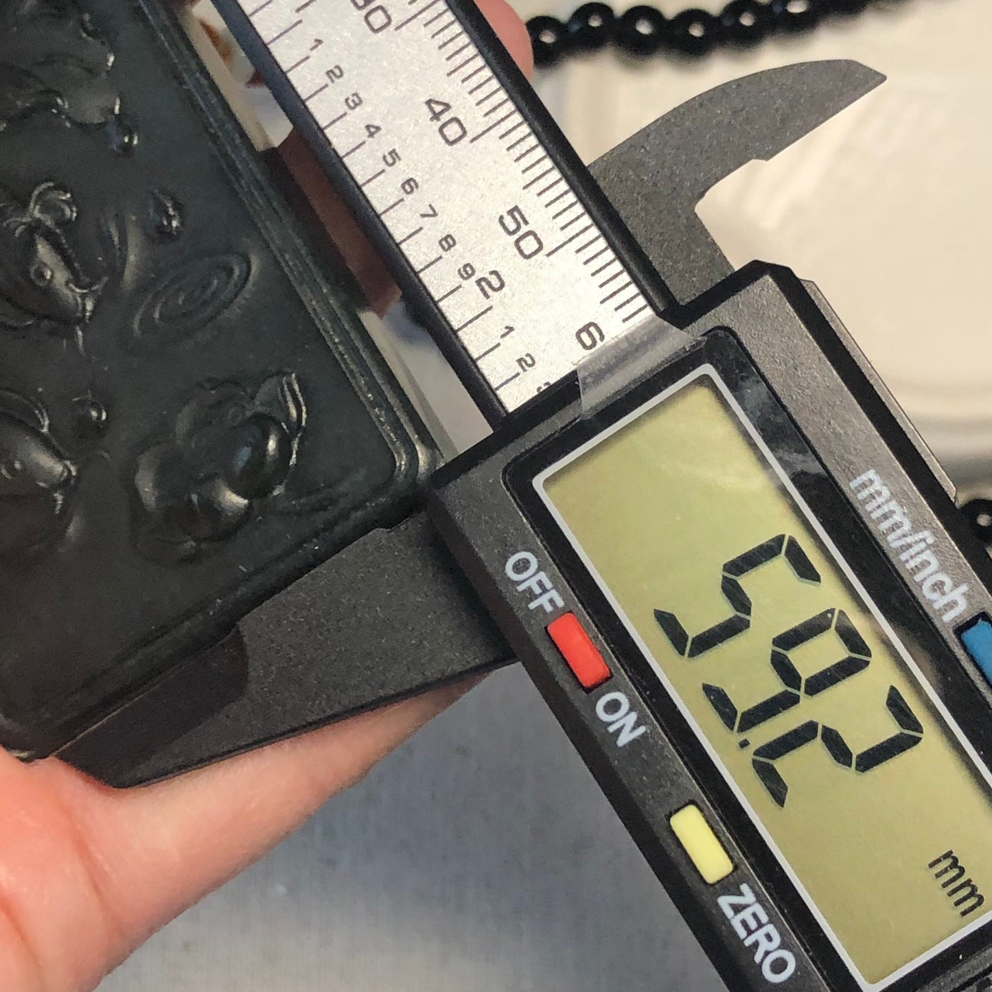 59mm Black Hetian Nephrite Jade Carved Landscape Scenery Pendant with Bead Necklace