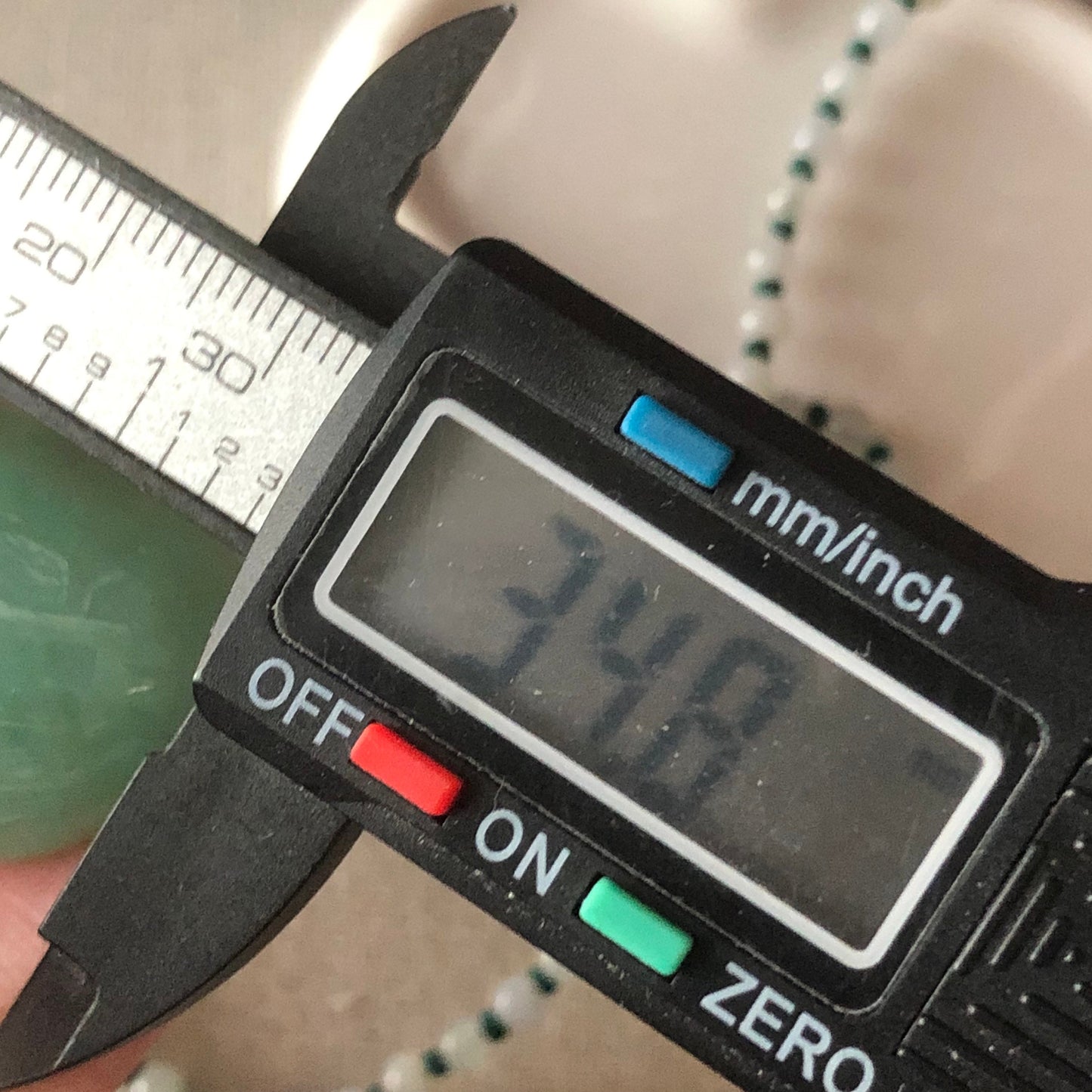 34.8 mm Icy Green Jadeite Jade Carved Monkey Peach Pendant