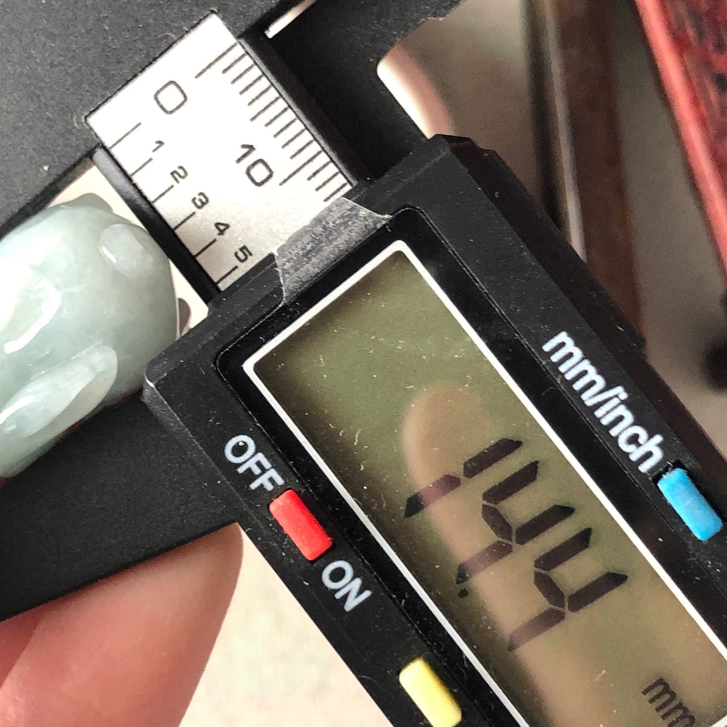 29.1mm Green Jadeite Jade Carved Bunny Rabbit Pendant