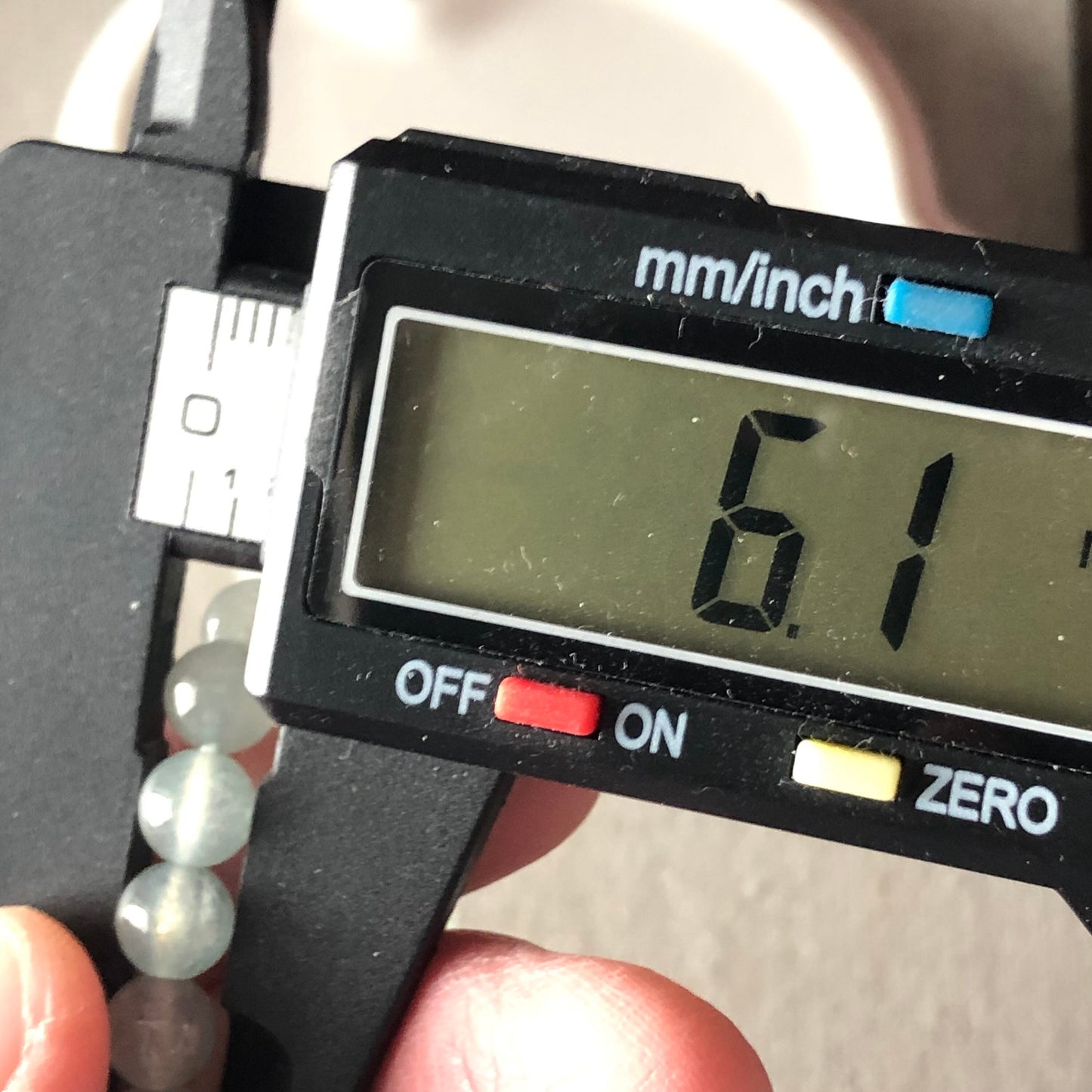 6 mm Moist Icy Gradient Tint Green Jadeite Jade Bead Bracelet