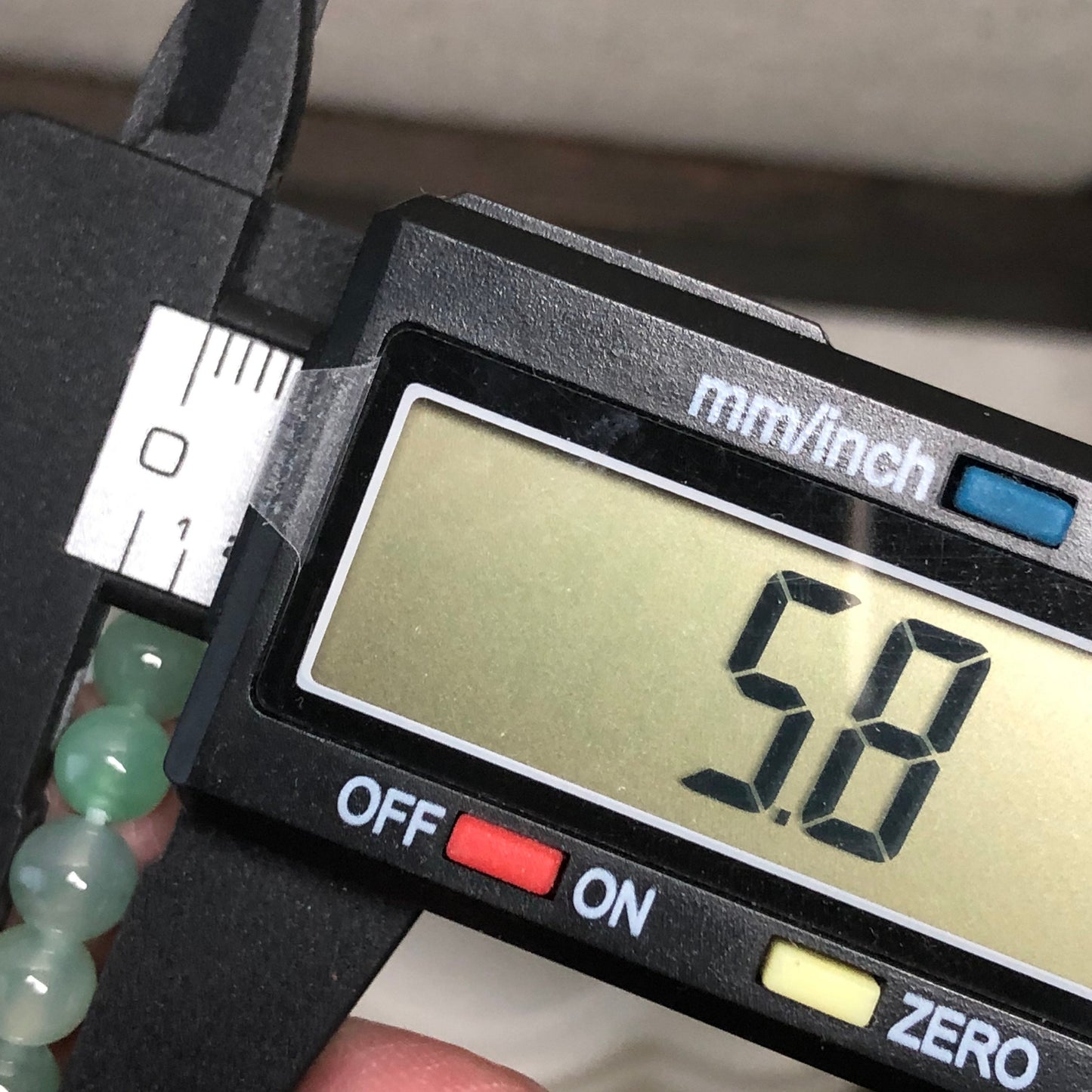 6 mm Icy Green Yellow Jadeite Jade Bead Bracelet