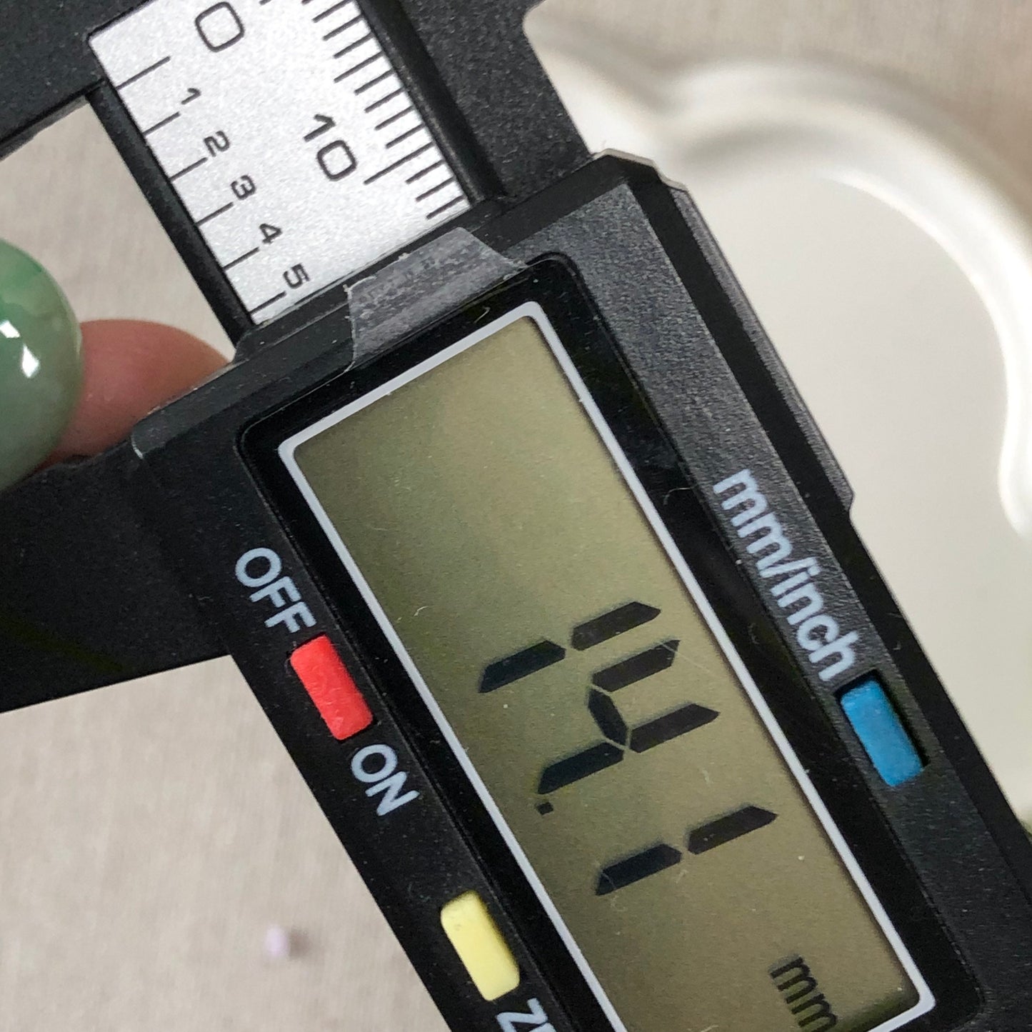 18K yellow gold bail 32mm Green Jadeite Jade Waterdrop Pendant